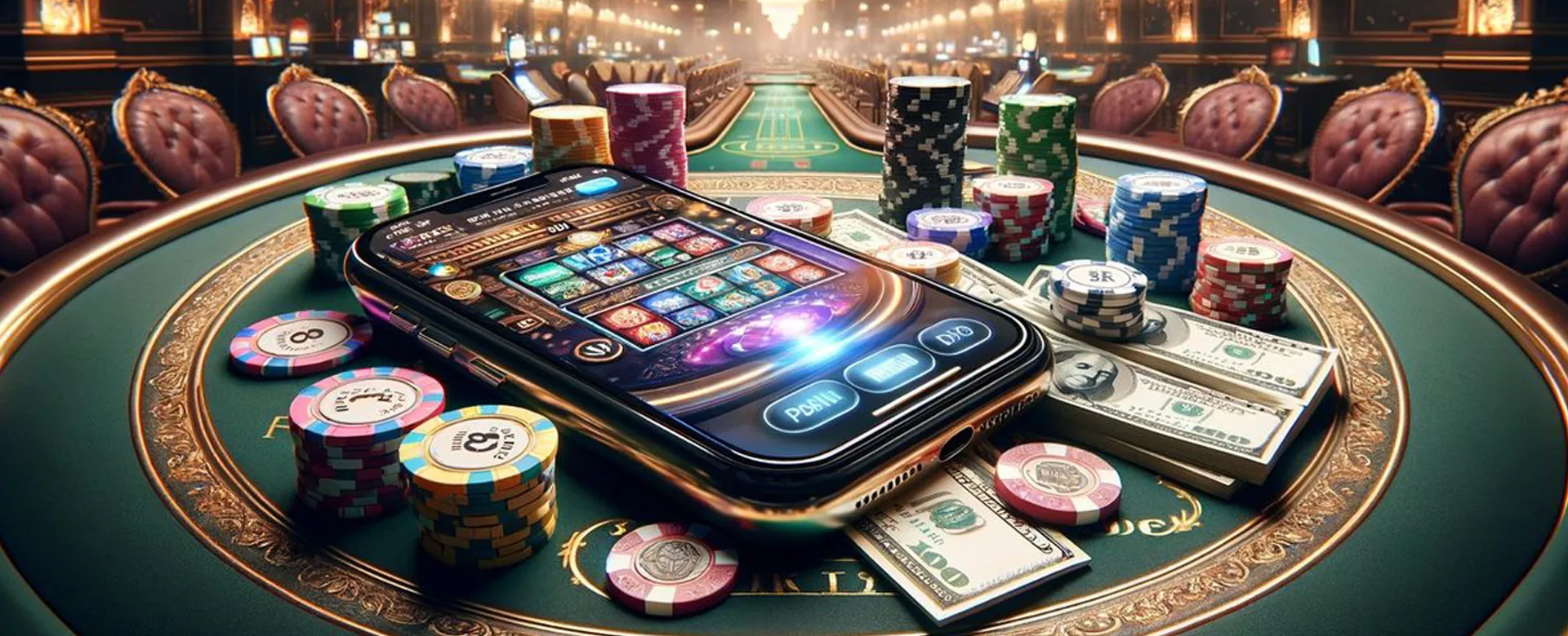 yg777 blog header with casino elements and winning atmosphere